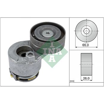 rodillo tensor correa nervada - Brazo tensor, correa poli V INA 534 0240 10