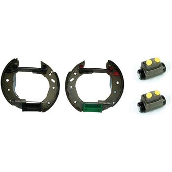 forro zapata de freno - Kit de frenos premontados traseros BREMBO K24056