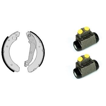 forro zapata de freno - Kit de tambor de freno BREMBO H24012