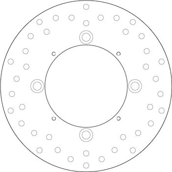 discos de freno moto - Disco de freno BREMBO 68B407M0