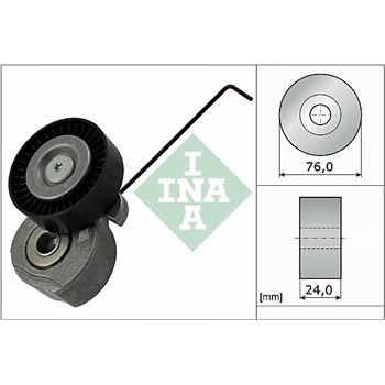 rodillo tensor correa nervada - Brazo tensor, correa poli V INA 534 0324 10