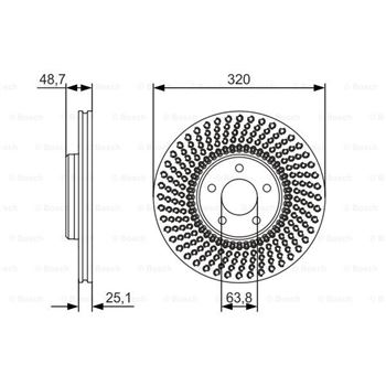discos de freno coche - (BD1682) Disco de freno BOSCH 0986479680