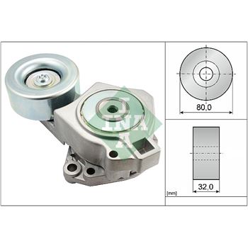 rodillo tensor correa nervada - Brazo tensor, correa poli V INA 534 0468 10