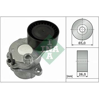 rodillo tensor correa nervada - Brazo tensor, correa poli V INA 534 0443 10