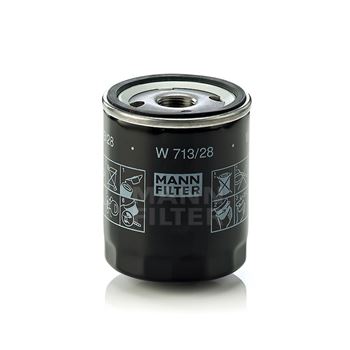 filtro de aceite coche - Filtro de aceite MANN W 713/28