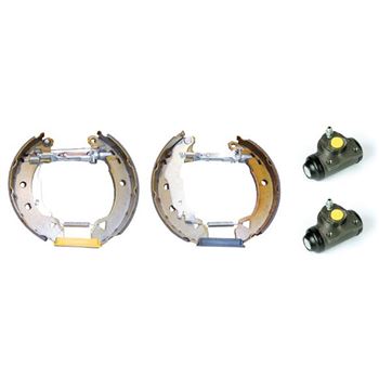 forro zapata de freno - Kit de frenos premontados traseros BREMBO K23040