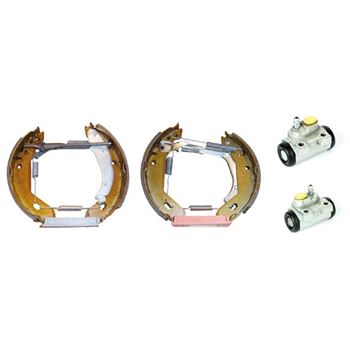 forro zapata de freno - Kit de frenos premontados traseros BREMBO K61050
