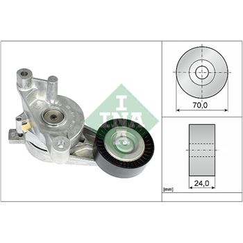 rodillo tensor correa nervada - Brazo tensor, correa poli V INA 534 0059 10