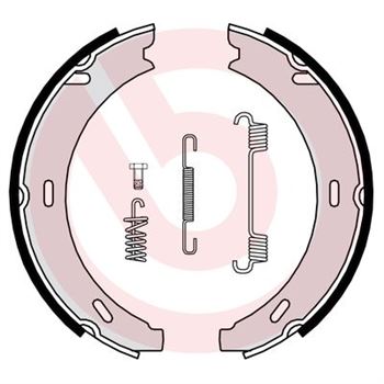 forro zapata de freno - Juego de 4 zapatas de freno BREMBO S50502