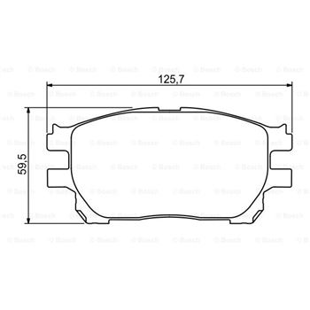 pastillas de freno coche - (BP1148) Pastilla de freno BOSCH 0986494212