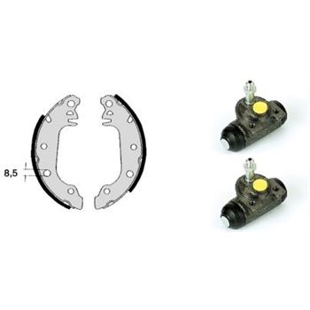 forro zapata de freno - Kit de tambor de freno BREMBO H24004