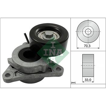 rodillo tensor correa nervada - Brazo tensor, correa poli V INA 534 0606 10