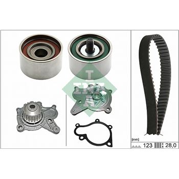 kit de distribucion - Kit de distribución con bomba de agua INA 530 0502 31