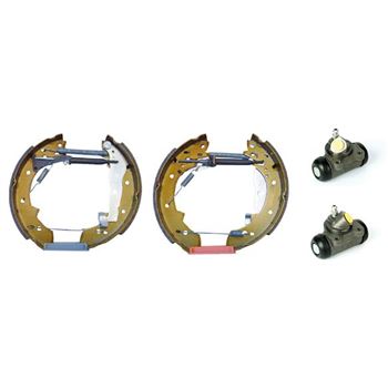 forro zapata de freno - Kit de frenos premontados traseros BREMBO K68015