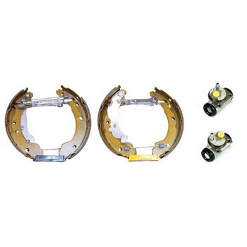 forro zapata de freno - Kit de frenos premontados traseros BREMBO K56006