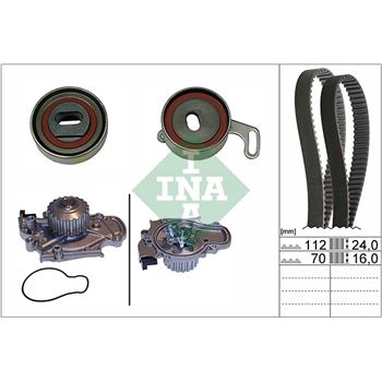 kit de distribucion - Kit de distribución con bomba de agua INA 530 0514 30
