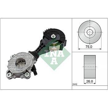 rodillo tensor correa nervada - Brazo tensor, correa poli V INA 534 0426 10