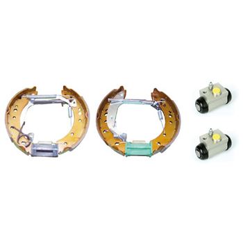 forro zapata de freno - Kit de frenos premontados traseros BREMBO K61080