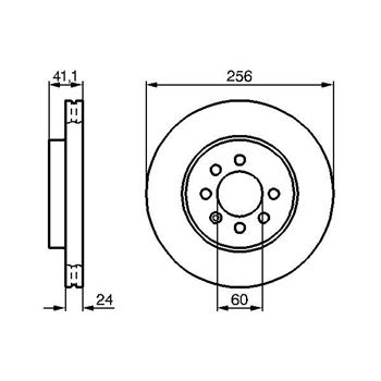 discos de freno coche - (BD231) Disco de freno BOSCH 0986478286