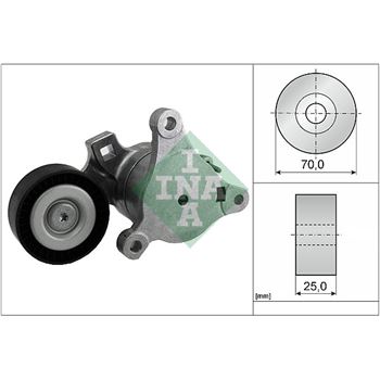 rodillo tensor correa nervada - Brazo tensor, correa poli V INA 534 0362 10