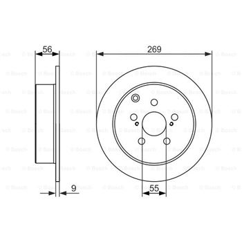 discos de freno coche - (BD1502) Disco de freno BOSCH 0986479658