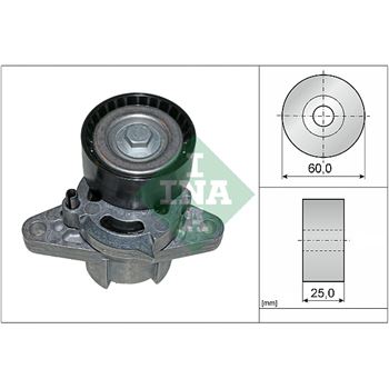 rodillo tensor correa nervada - Brazo tensor, correa poli V INA 534 0271 10