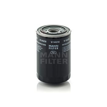 filtro de aceite coche - Filtro de aceite MANN W 940/38