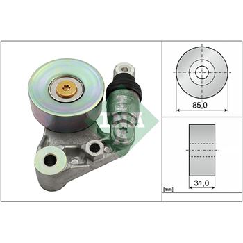 rodillo tensor correa nervada - Brazo tensor, correa poli V INA 534 0021 10