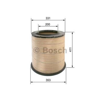filtro de aire coche - (S0034) Filtro de aire BOSCH F026400034