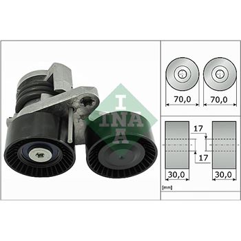 rodillo tensor correa nervada - Brazo tensor, correa poli V INA 534 0496 10