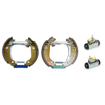 forro zapata de freno - Kit de frenos premontados traseros BREMBO K68052