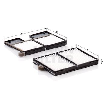 filtro de habitaculo - Filtro de habitáculo MANN CU 21 001-2