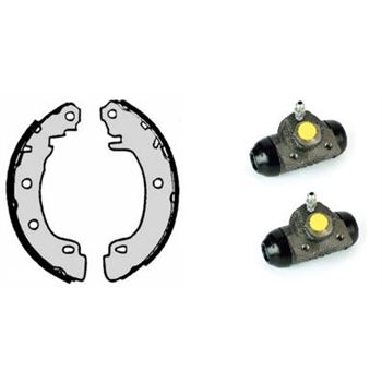 forro zapata de freno - Kit de tambor de freno BREMBO H68070