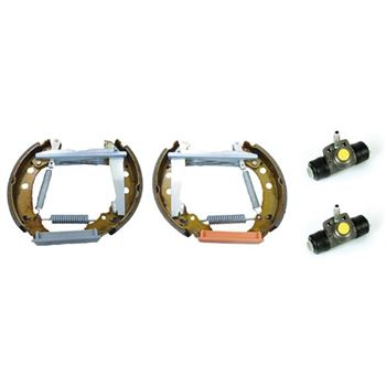 forro zapata de freno - Kit de frenos premontados traseros BREMBO K85010