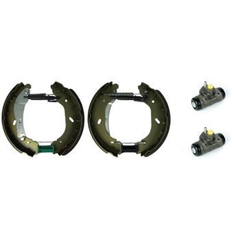 forro zapata de freno - Kit de frenos premontados traseros BREMBO K56017
