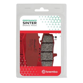 pastillas de freno moto - Pastillas de freno sinterizadas BREMBO 07KA18SA