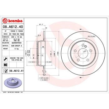 discos de freno coche - Disco de freno BREMBO 08A61240
