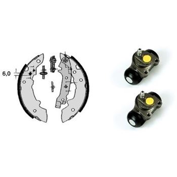 forro zapata de freno - Kit de tambor de freno BREMBO H61025