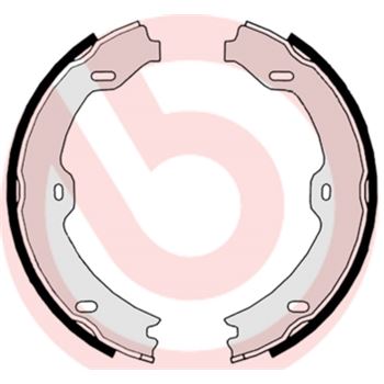 forro zapata de freno - Juego de 4 zapatas de freno BREMBO S50519
