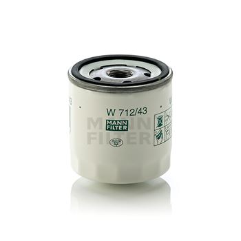 filtro de aceite coche - Filtro de aceite MANN W 712/43