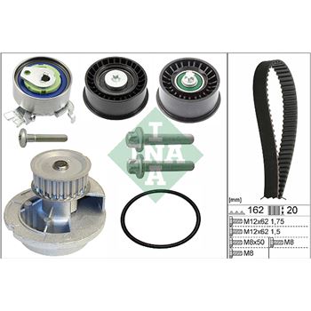 kit de distribucion - Kit de distribución con bomba de agua INA 530 0441 31