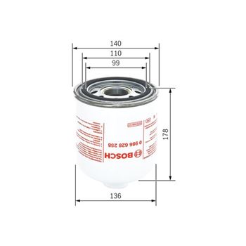 filtro secador de aire - (Z8258) Filtro deshumectante BOSCH 0986628258