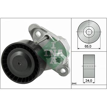 rodillo tensor correa nervada - Brazo tensor, correa poli V INA 534 0497 10