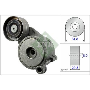 rodillo tensor correa nervada - Brazo tensor, correa poli V INA 534 0506 10