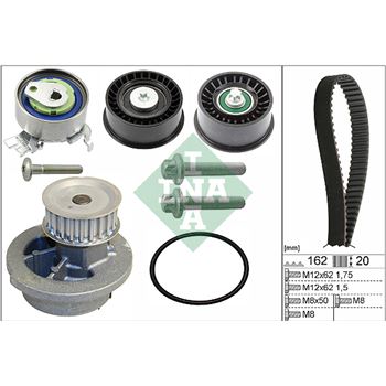 kit de distribucion - Kit de distribución con bomba de agua INA 530 0441 32