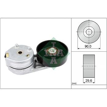 rodillo tensor correa nervada - Brazo tensor, correa poli V INA 534 0358 10