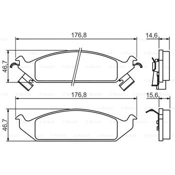 pastillas de freno coche - (BP1203) Pastilla de freno BOSCH 0986494313
