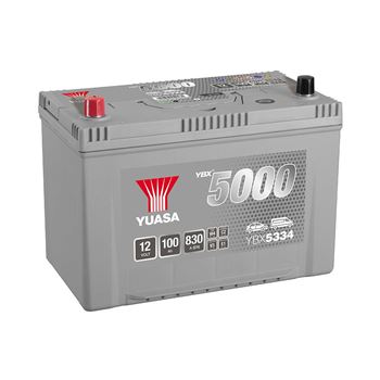 baterias de coche - Batería de arranque Yuasa YBX5334 (100Ah/830A)