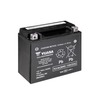 baterias de moto - Batería Yuasa YTX20HL-BS Combipack (con electrolito)