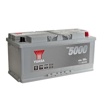 baterias de coche - Batería de arranque Yuasa YBX5020 (110Ah/950A)